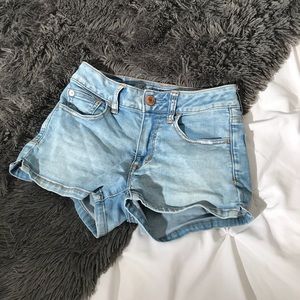 American eagle high rise Shortie shorts
